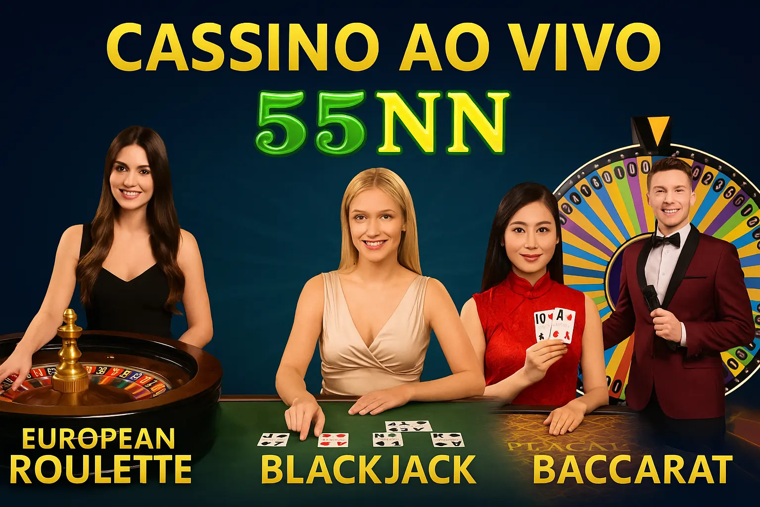 O 55NN Live Casino lança promoções regularmente